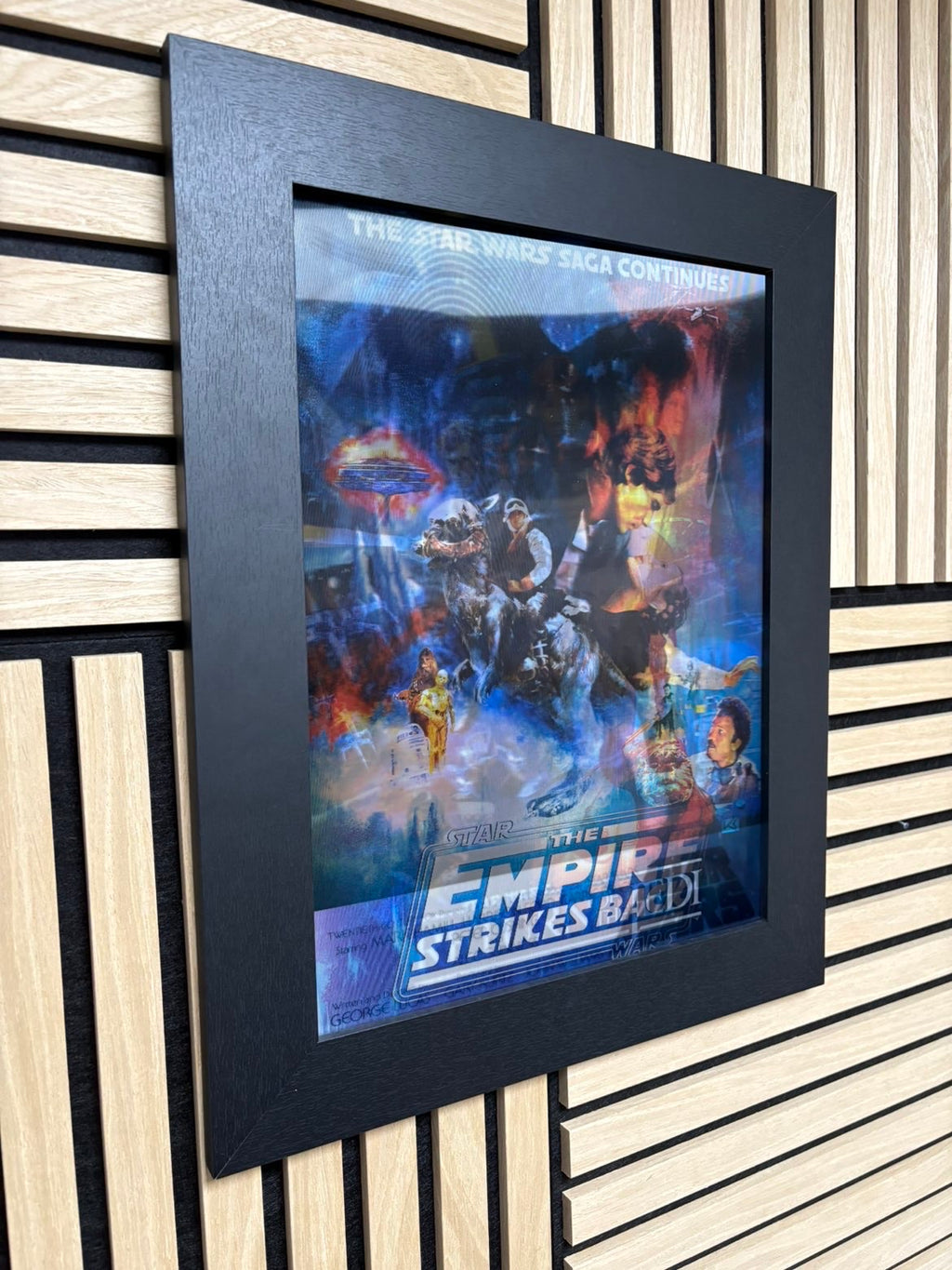 Star Wars 3D Lenticular Poster Framed 30x40cm