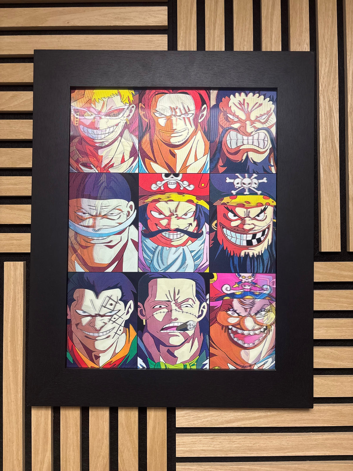 Anime 3D Lenticular Poster Framed 30x40cm