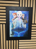 Frozen 3D Lenticular Poster Framed 30x40cm