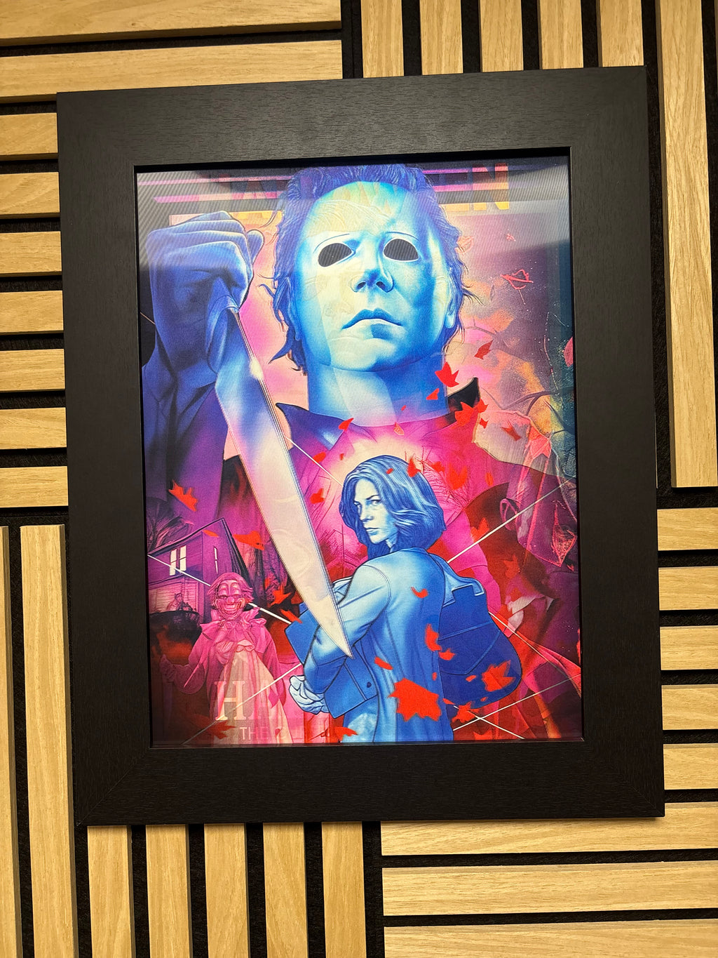 Halloween 3D Lenticular Poster Framed 30x40cm