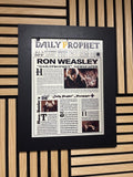 Harry Potter Newspaper 3D Lenticular Poster Framed 30x40cm
