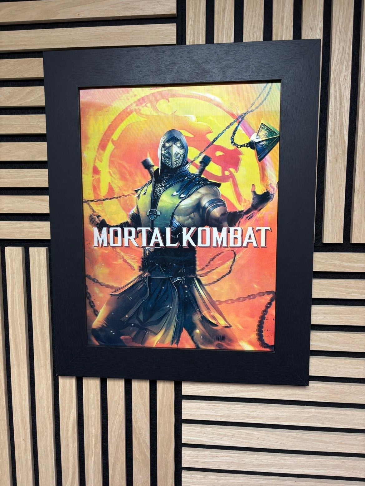 Mortal Kombat 3D Lenticular Poster Framed 30x40cm