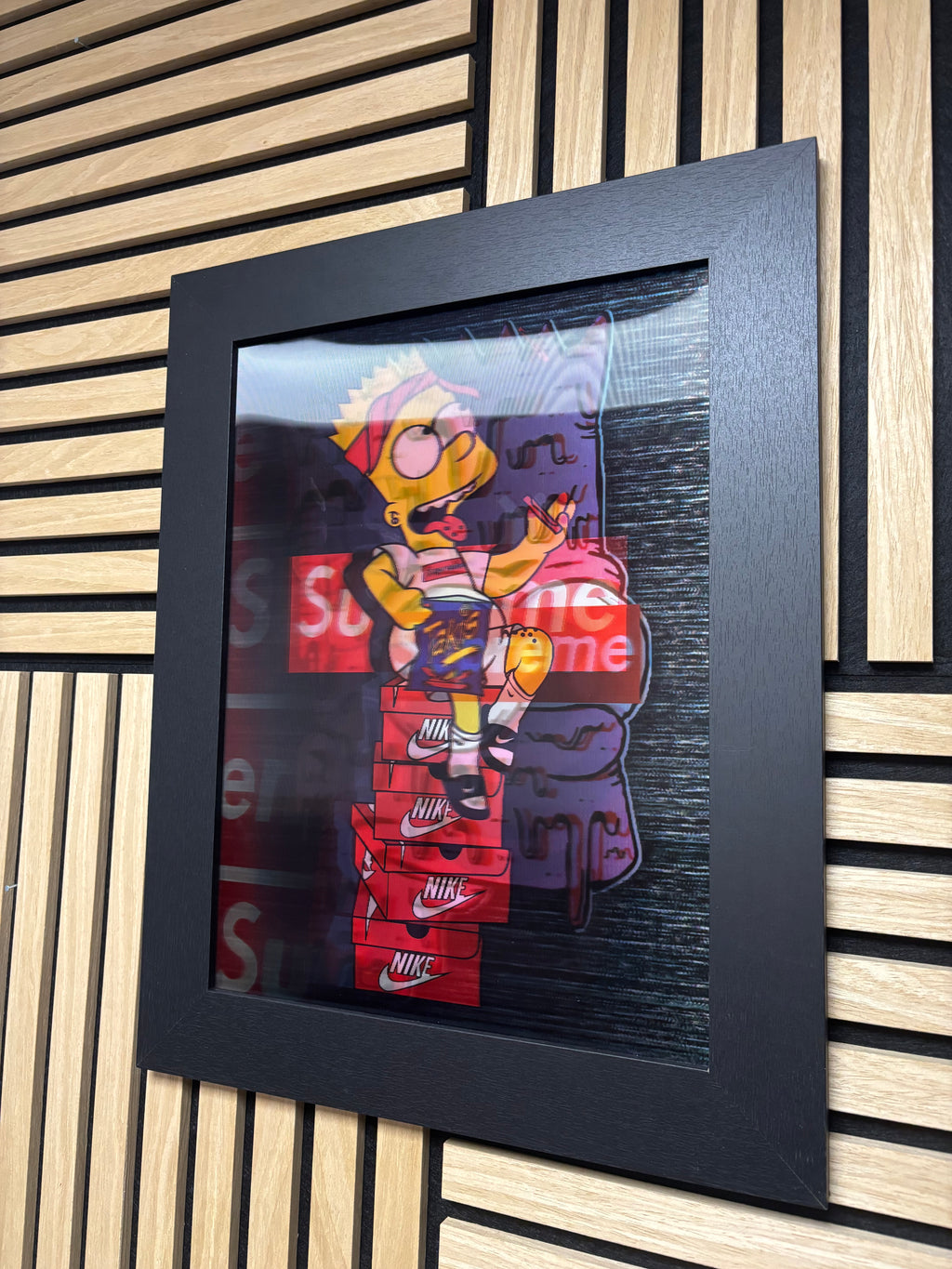 BART 3D Lenticular Poster Framed 30x40cm