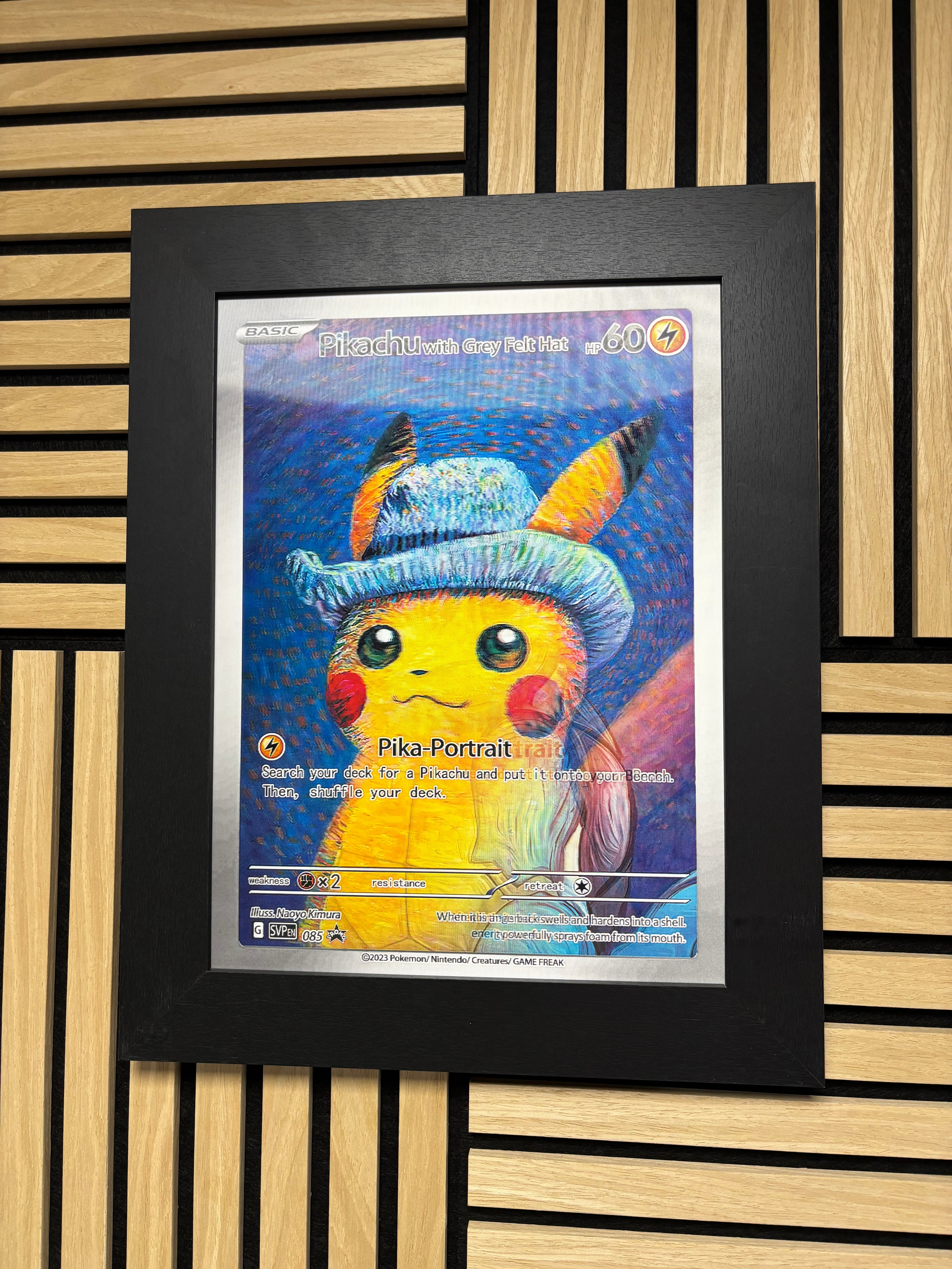 Pikachu Van Gogh 3D Lenticular Poster