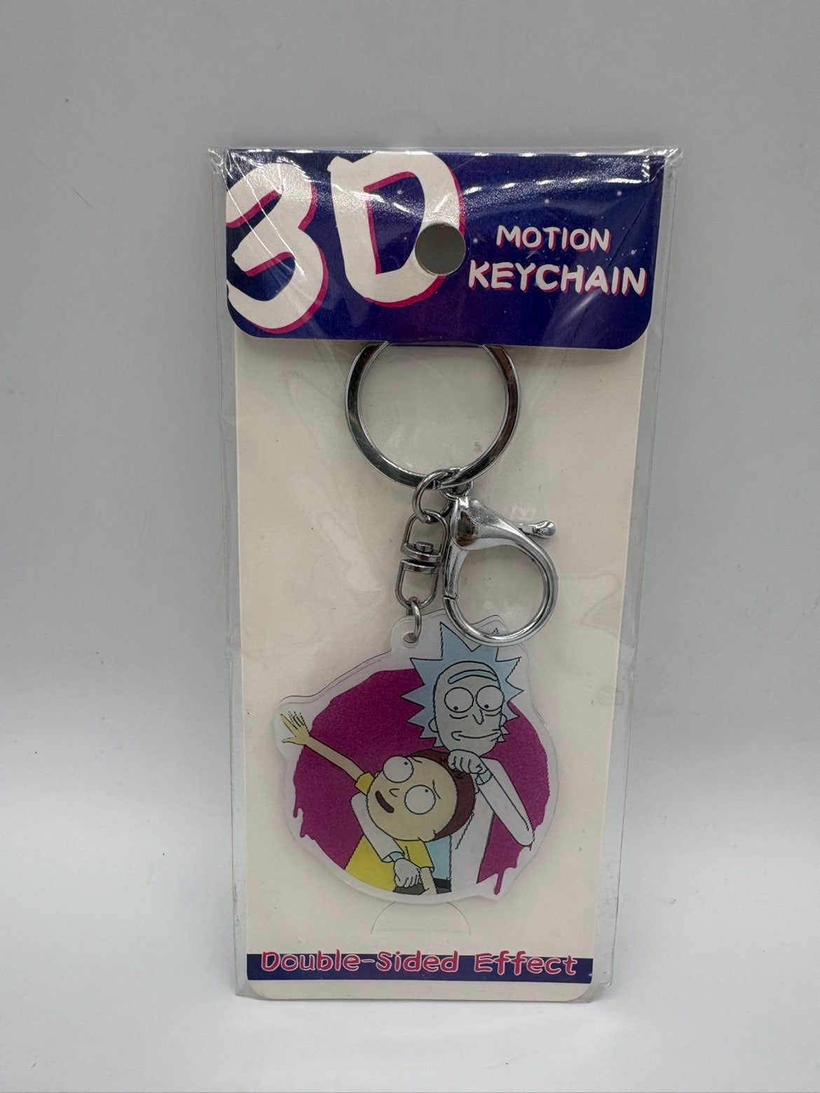 Rick and Morty 3D Lenticular Keychain