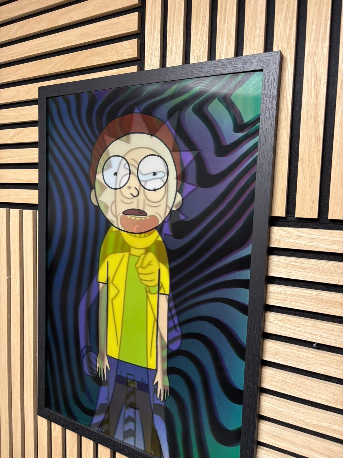 Rick and Morty 3D Lenticular Poster Framed 40x60cm
