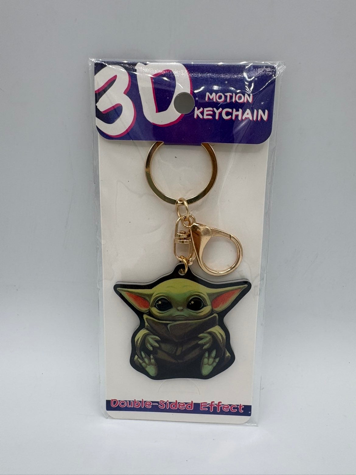 Baby Yoda 3D Lenticular Keychain