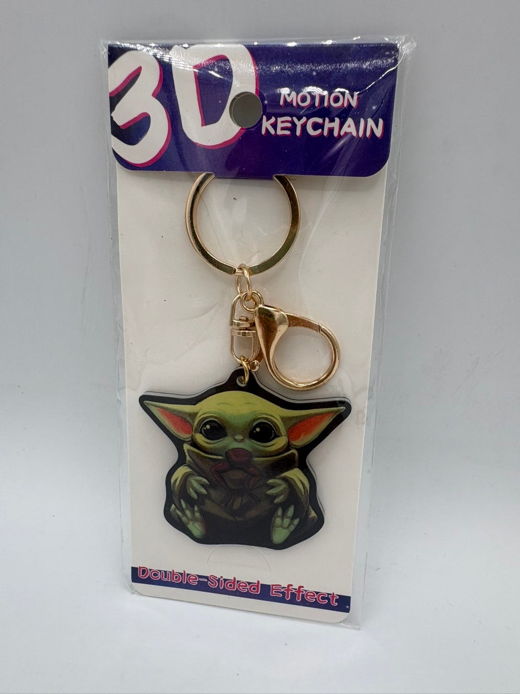 Baby Yoda 3D Lenticular Keychain