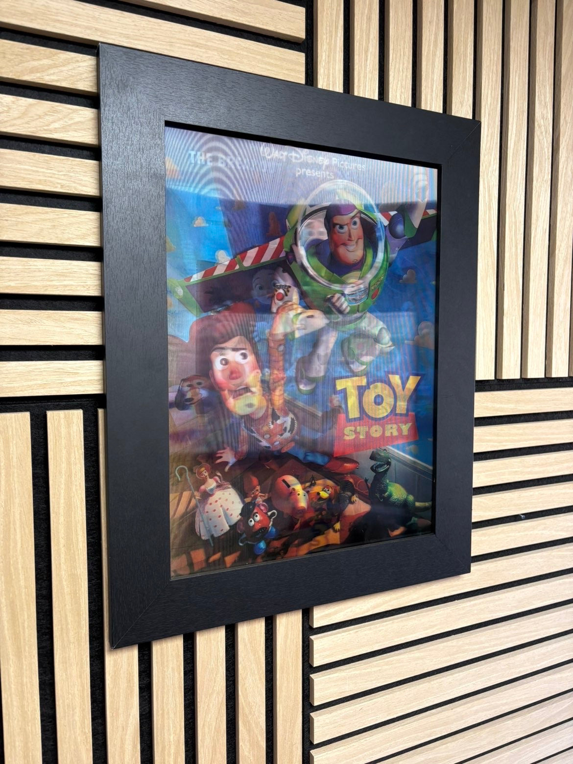 Toy Story 3D Lenticular Poster Framed 30x40cm