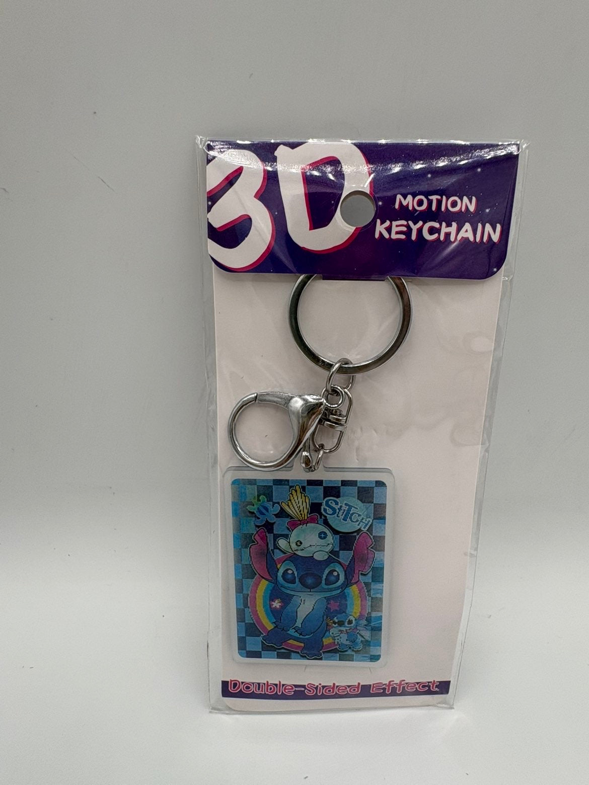 Stitch 3D Lenticular Keychain