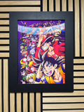 One Piece Anime 3D Lenticular Poster Framed 30x40cm