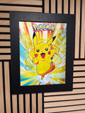 Pokemon 3D Lenticular Poster Framed 30x40cm
