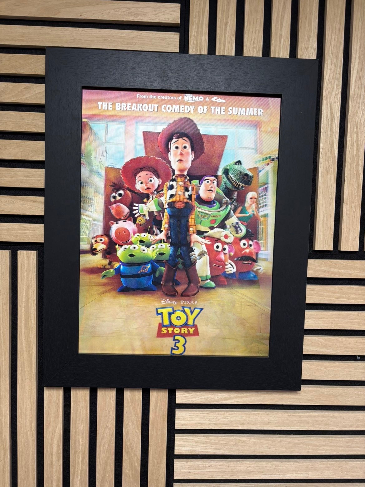 Toy Story 3D Lenticular Poster Framed 30x40cm