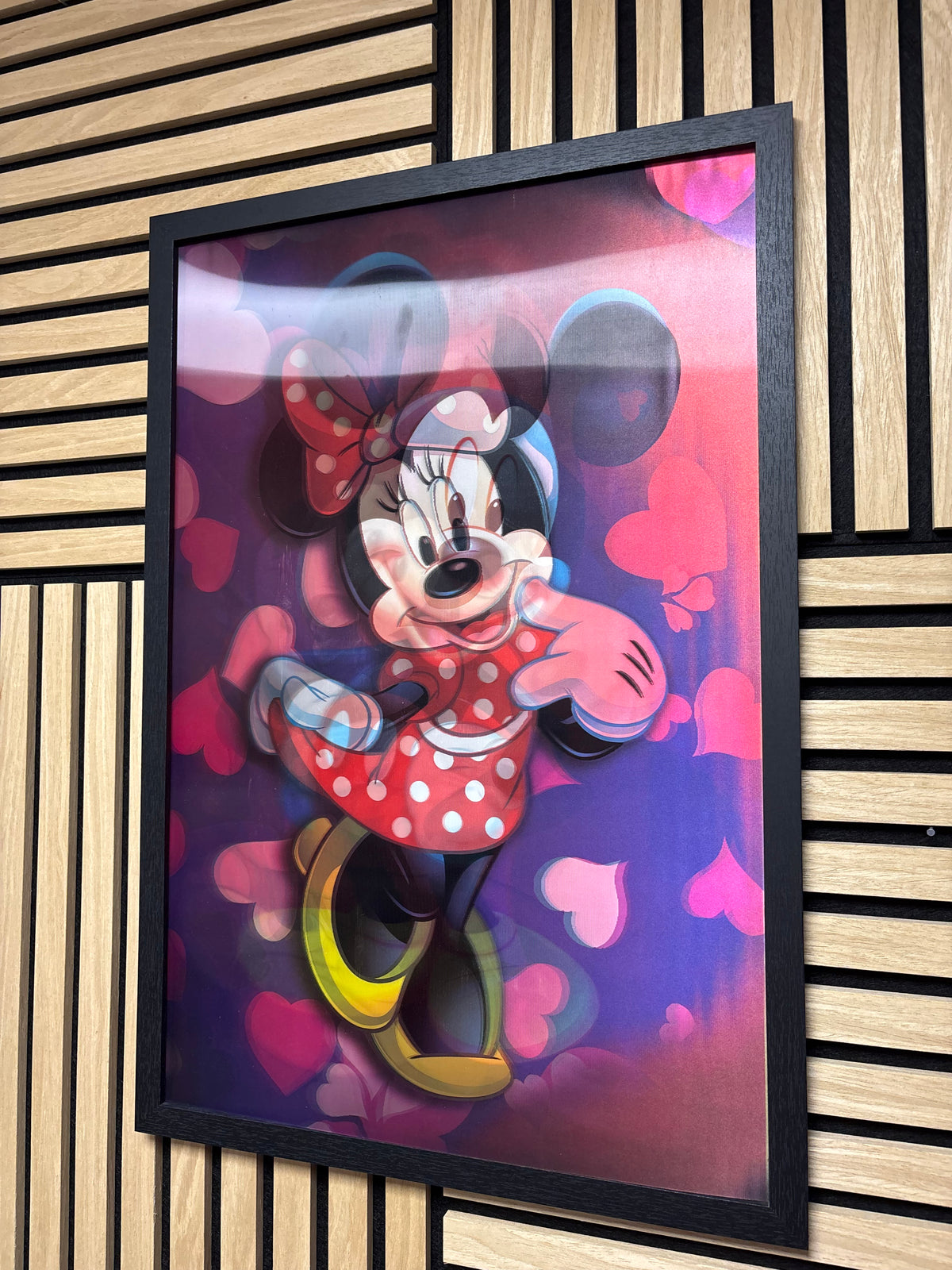 Mickey Mouse 3D Lenticular Poster Framed 40x60cm