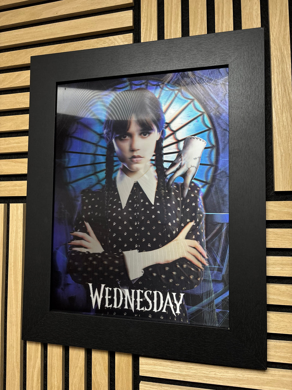 Wednesday 3D Lenticular Poster Framed 30x40cm