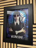 Wednesday 3D Lenticular Poster Framed 30x40cm