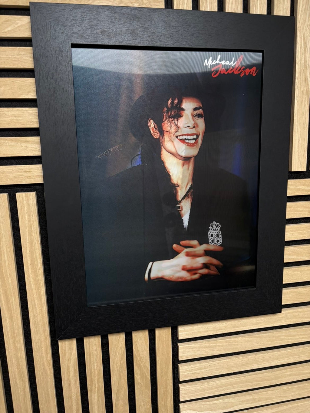 Michael Jackson 3D Lenticular Poster Framed 30x40cm