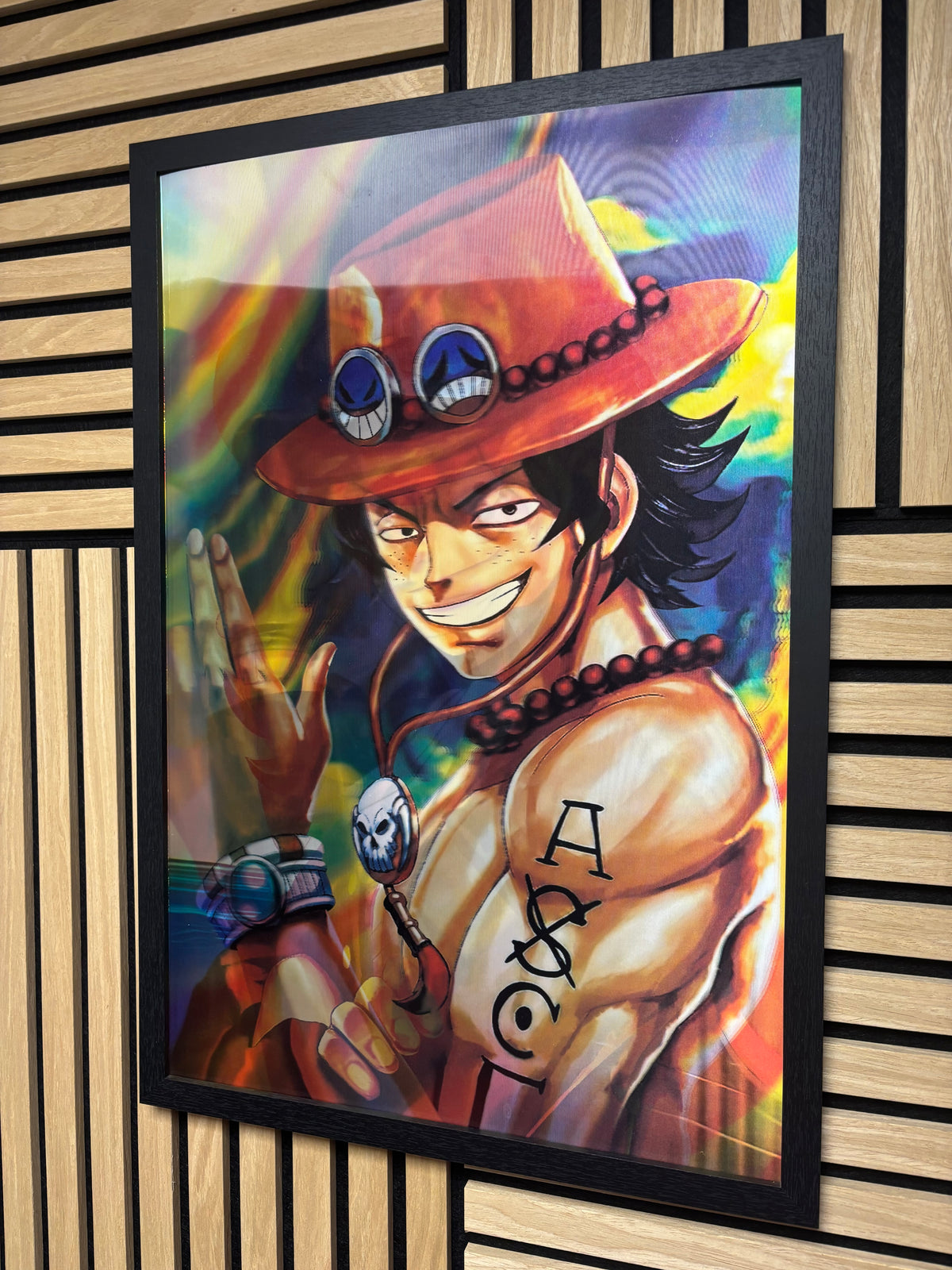 One Piece 3D Lenticular Psoter Framed 40x60cm
