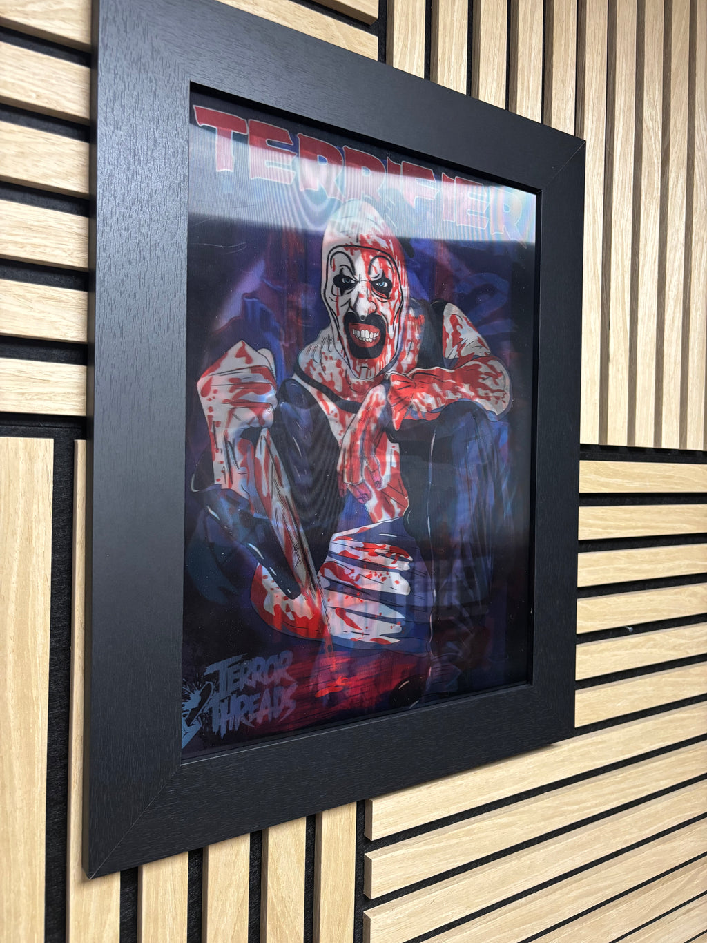 Terrifier 2 3D Lenticular Poster Framed 30x40cm