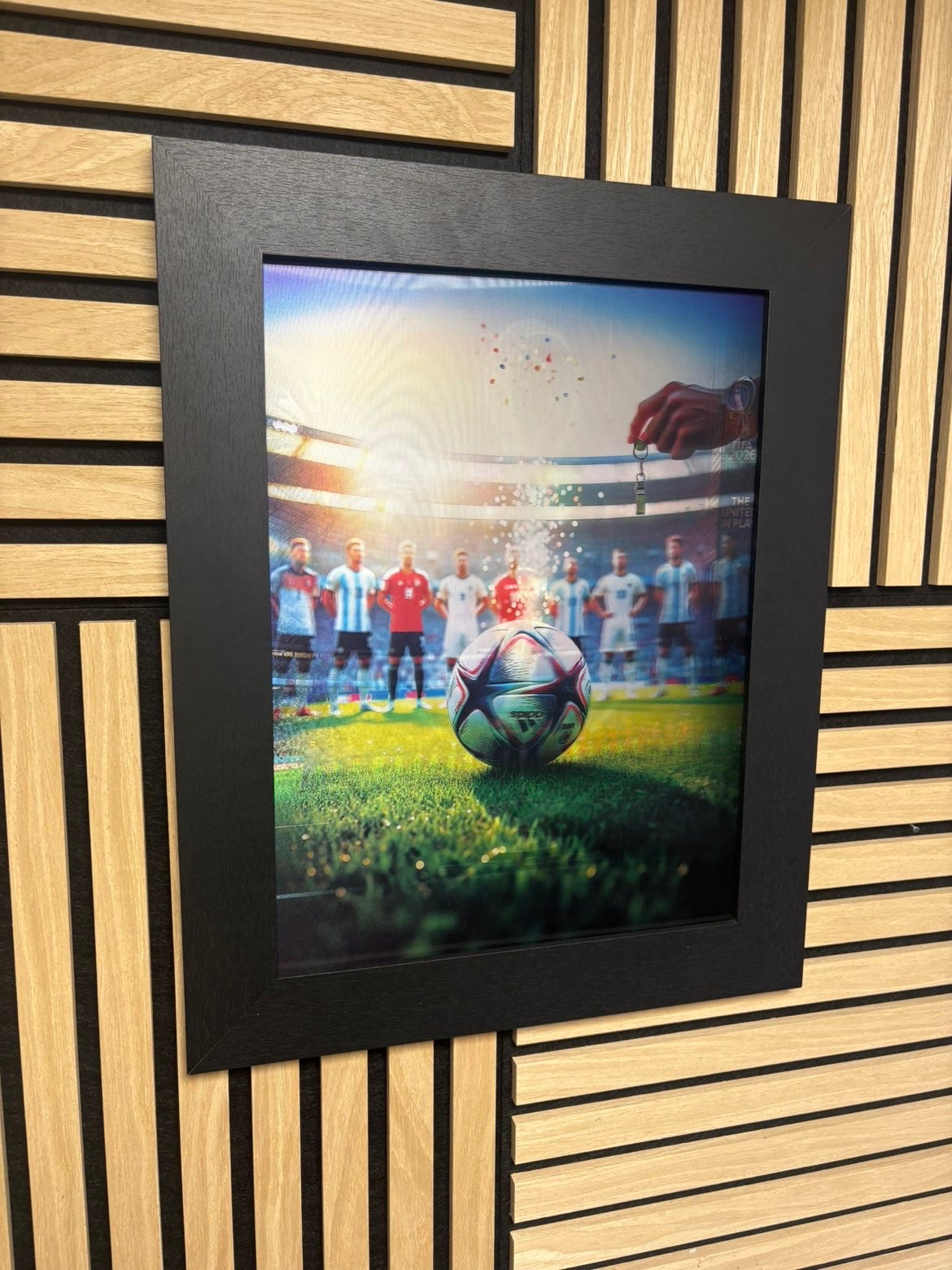 World Cup 3D Lenticular Poster Framed 30x40cm
