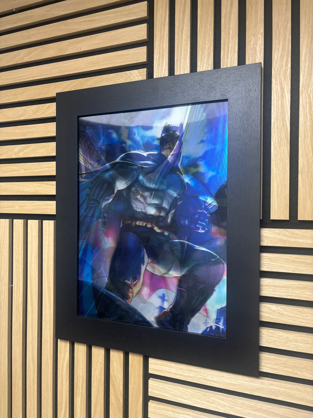 Batman DC 3D Lenticular Poster Framed 30x40cm