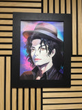 ￼ Michael Jackson 3D Lenticular Poster Framed 30x40cm