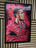 Cristiano Ronaldo 3D Lenticular Poster Framed 40x60cm