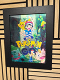 Pokemon Go 3D Lenticular Poster Framed 30x40cm