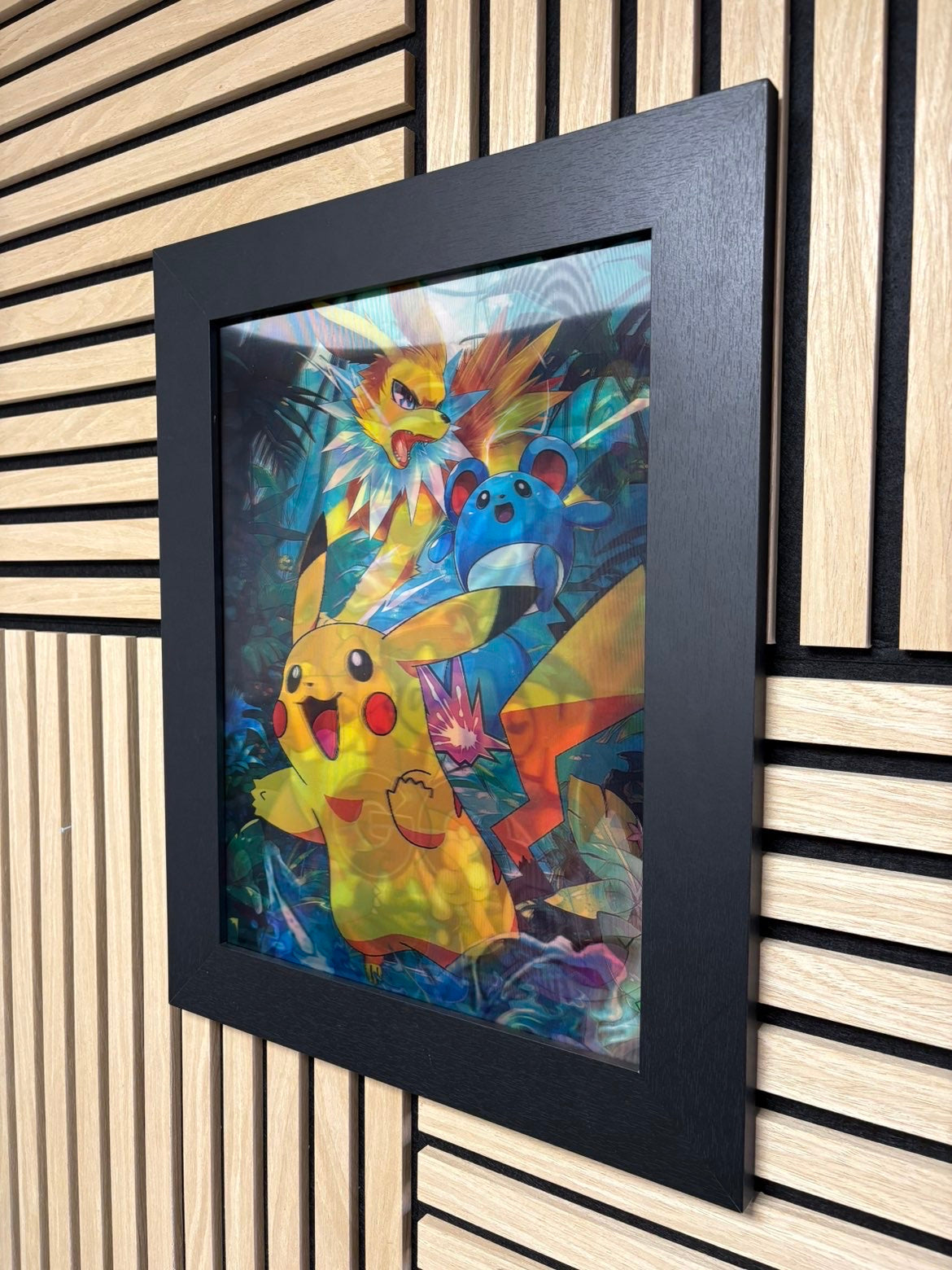 Pokemon Go 3D Lenticular Poster Framed 30x40cm