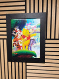 Winnie The Pooh 3D Lenticular Poster Framed 30x40cm