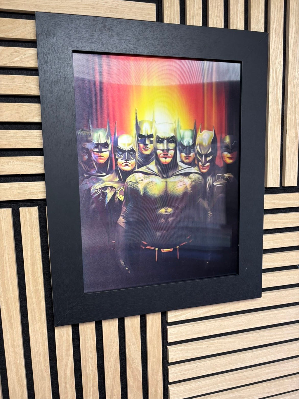 Batman/Joker 3D Lenticular Poster Framed 30x40cm