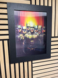 Batman/Joker 3D Lenticular Poster Framed 30x40cm