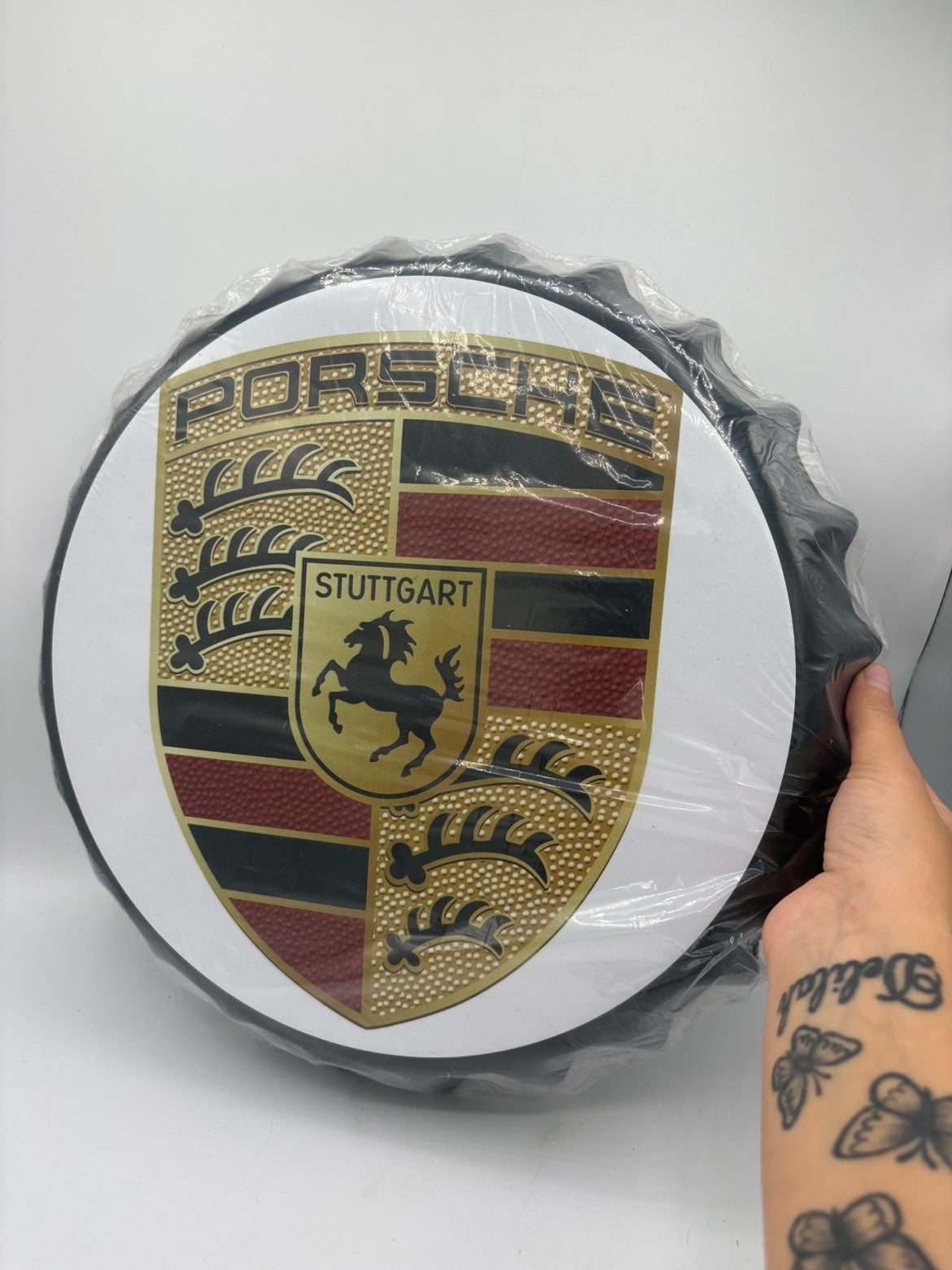 Porsche 35cm Decorative Bottle Cap