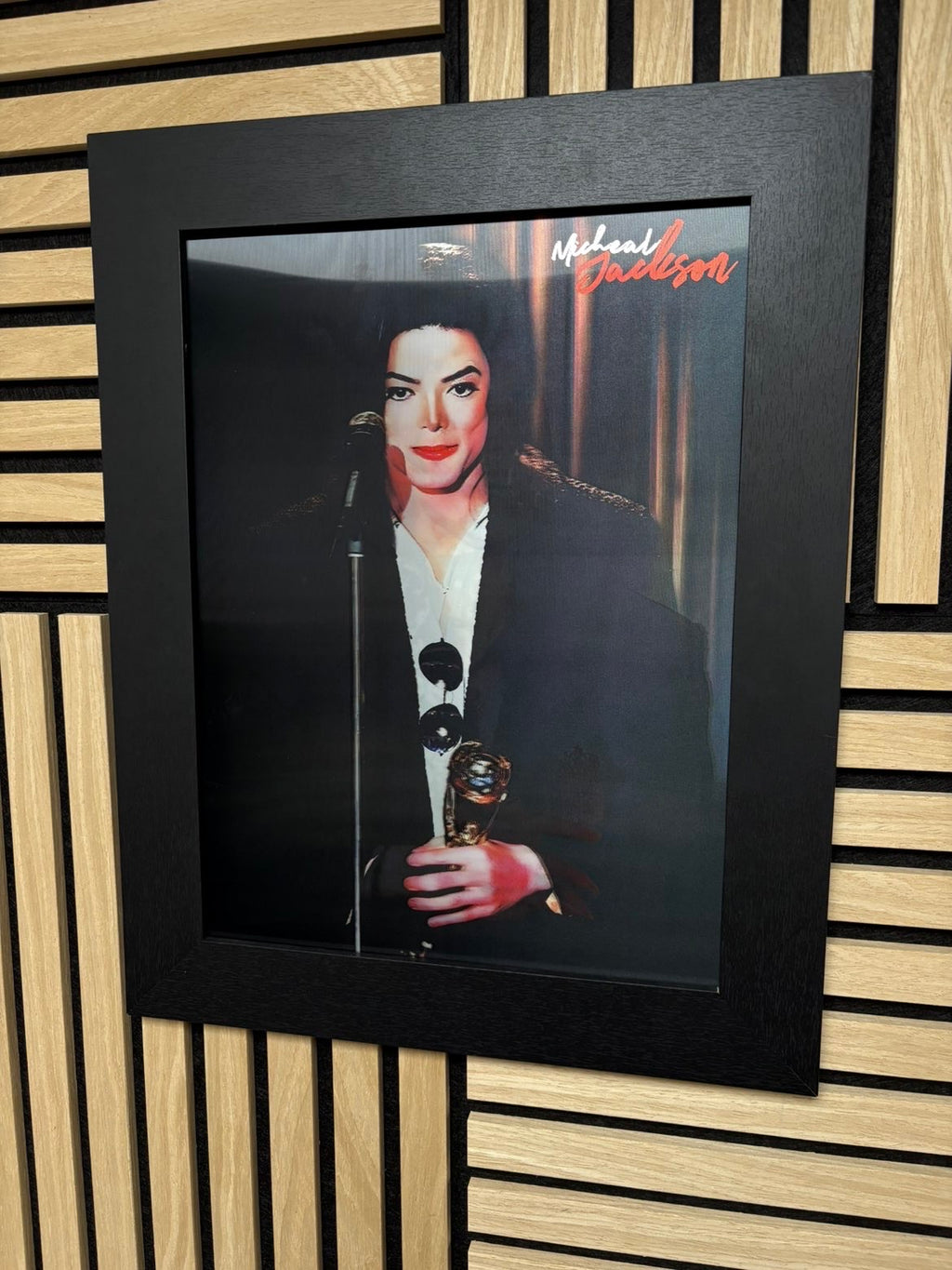Michael Jackson 3D Lenticular Poster Framed 30x40cm