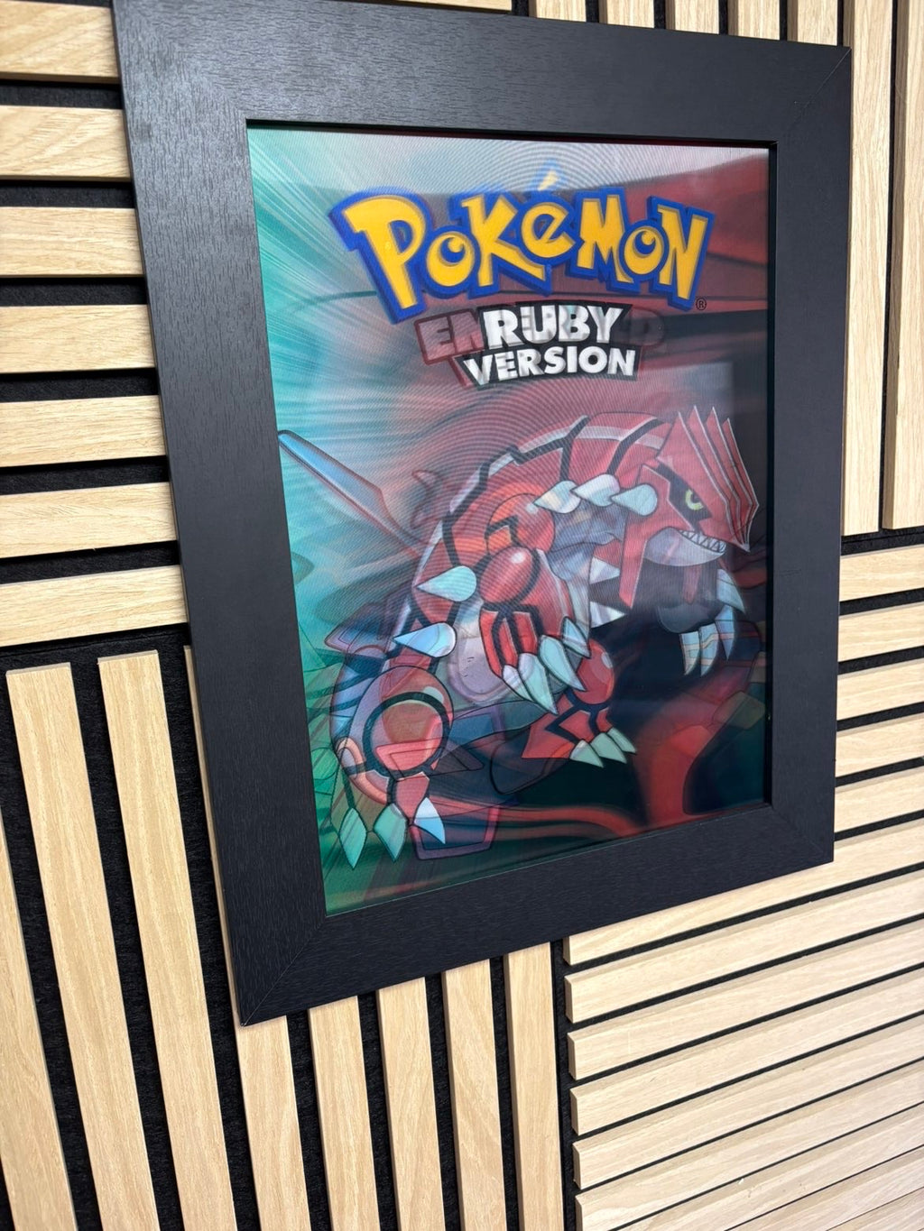 Pokemon Version 3D Lenticular Poster Framed 30x40cm