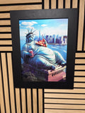 New York 3D Lenticular Poster Framed 30x40cm