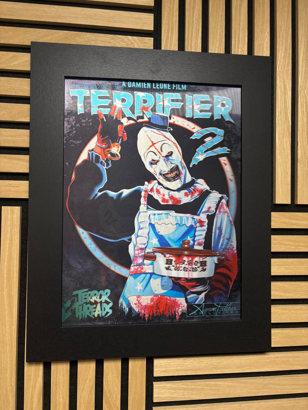 Terrifier 2 3D Lenticular Poster Framed 30x40cm