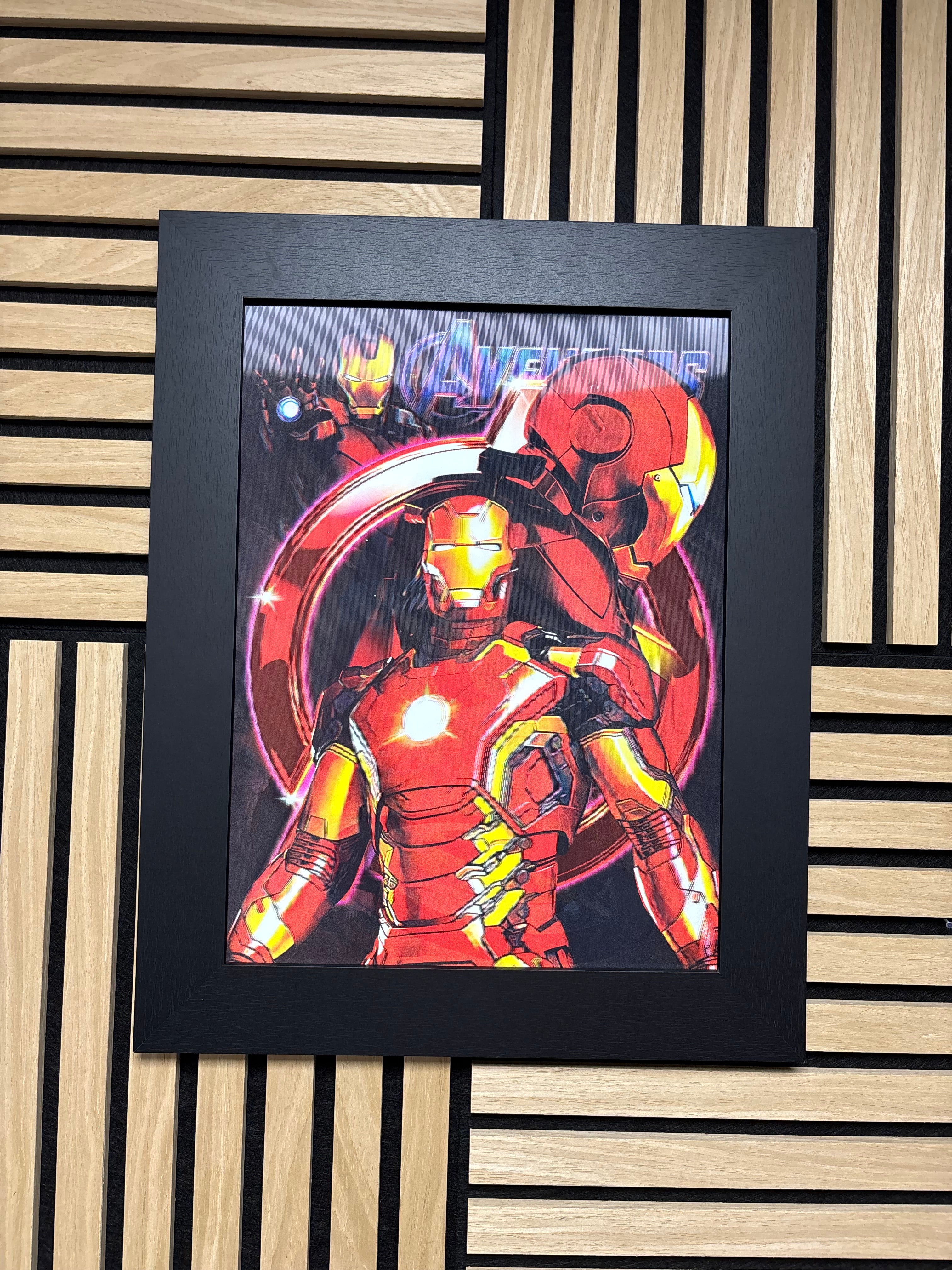 Marvel 3D Lenticular Poster Framed 30x40cm