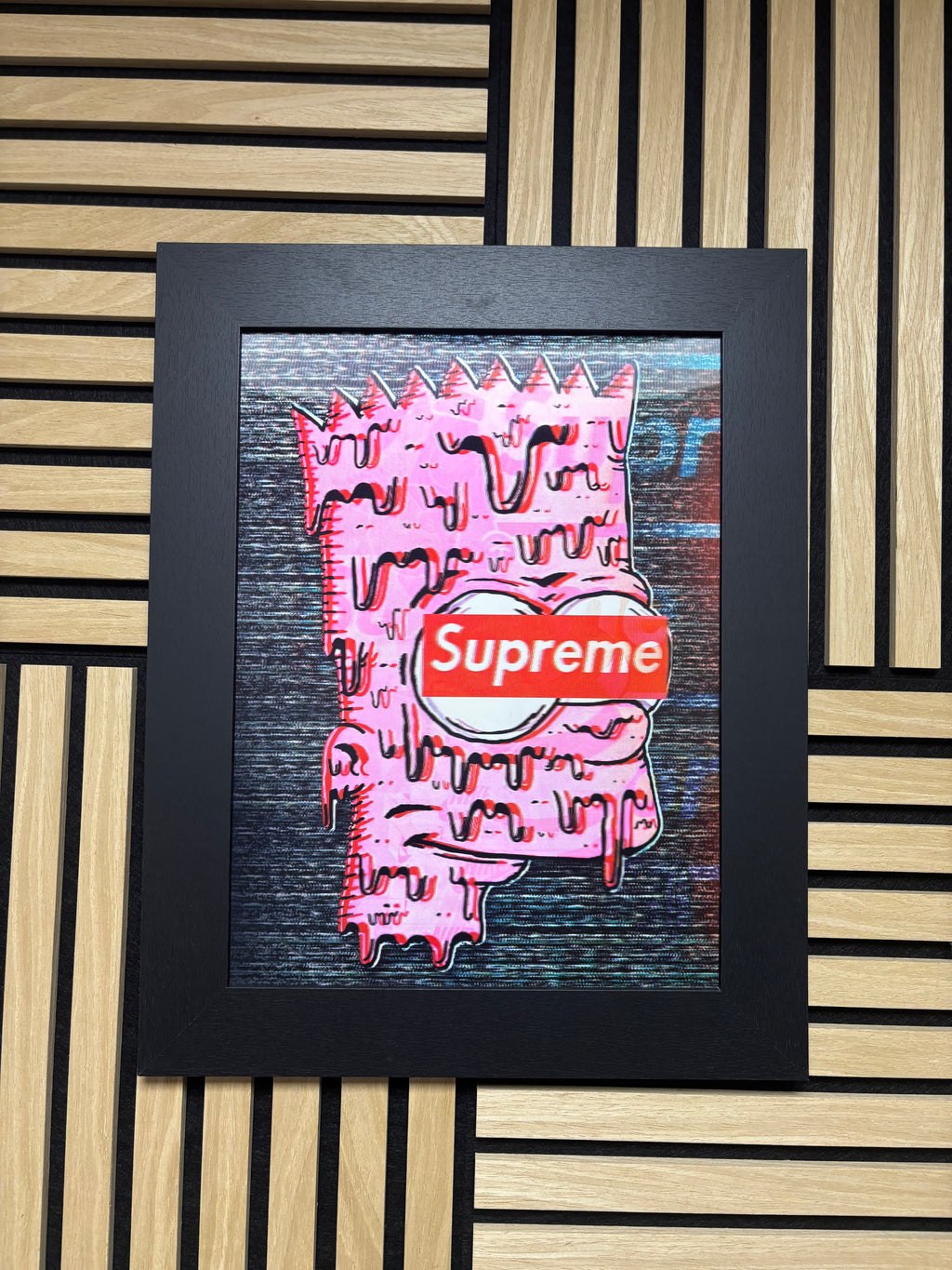 BART 3D Lenticular Poster Framed 30x40cm