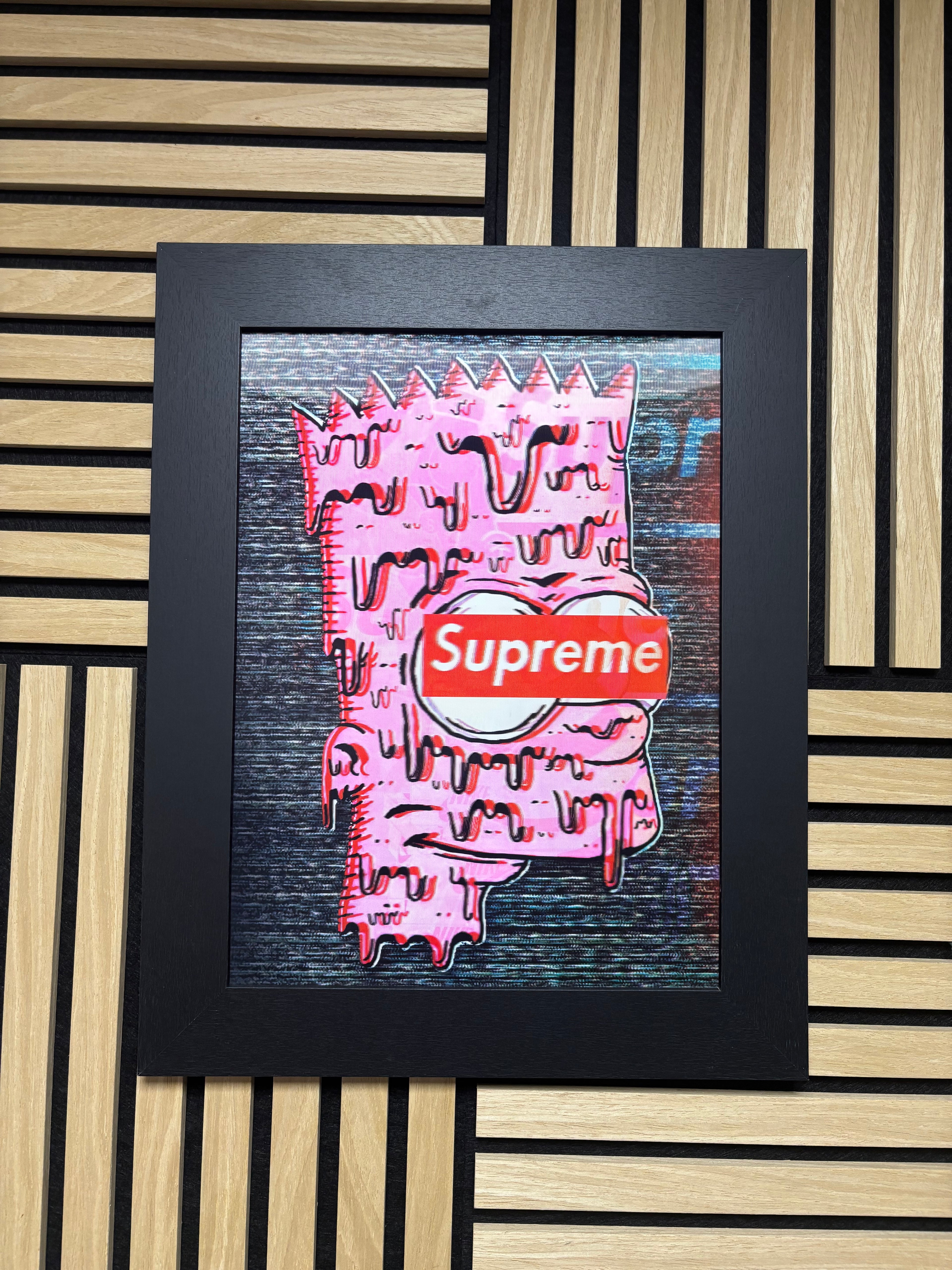 BART 3D Lenticular Poster Framed 30x40cm