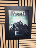 Fallout 3D Lenticular Poster Framed 30x40cm
