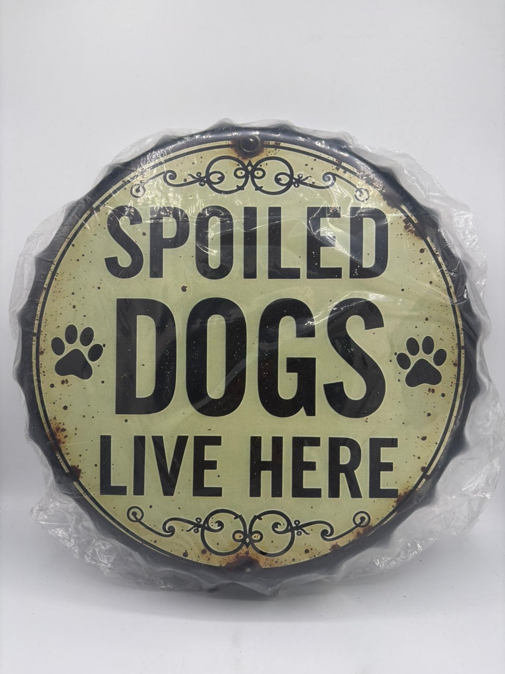 Spoiled Dogs 35cm Decorative Bottle Cap