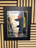 Charmeleon Charizard 3D Lenticular Poster Framed 30x40cm