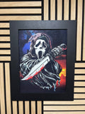 Scream 3D Lenticular Poster Framed 30x40cm