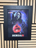 Scream 3D Lenticular Poster Framed 30x40cm