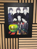 The Beatles 3D Lenticular Poster Framed 30x40cm