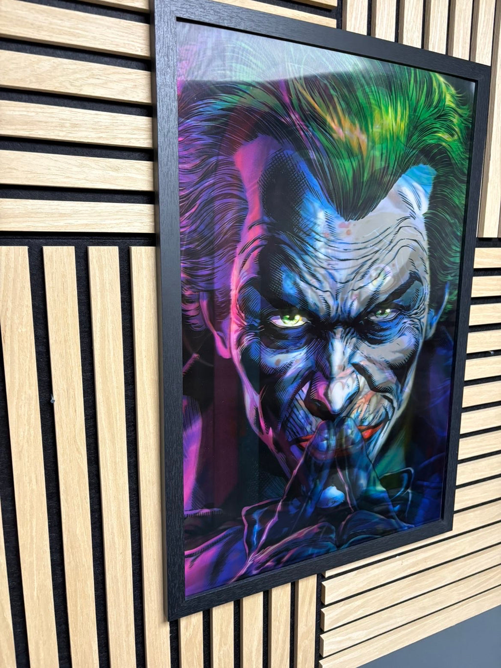 Joker 3D Lenticular Poster Framed 40x60cm