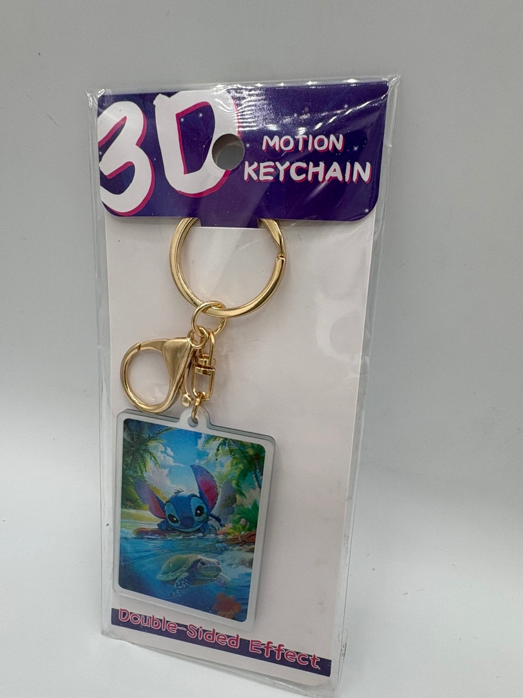 Stitch 3D Lenticular Keychain