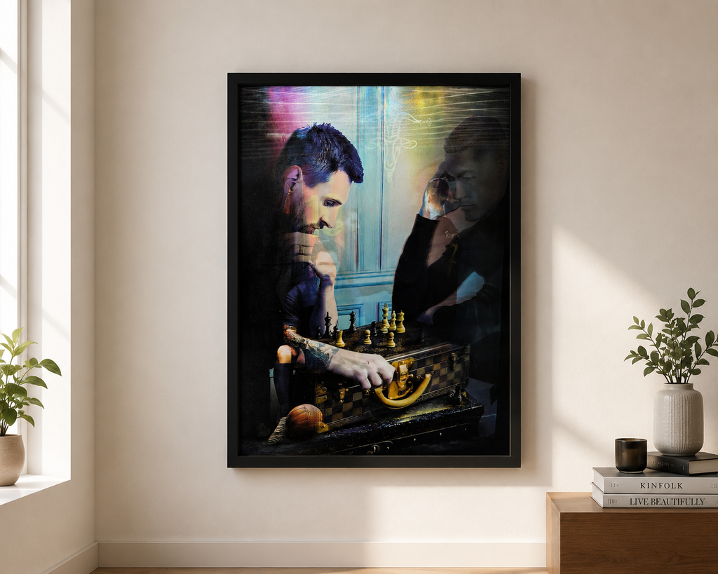 Messi X Ronaldo Legends 3D Poster