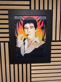 Scarface 3D Lenticular Poster Framed 30x40cm